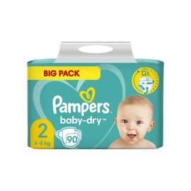 Pampers  Windeln Baby Dry Gr. 2 Mini (4-8 kg), Big Pack, 90 St