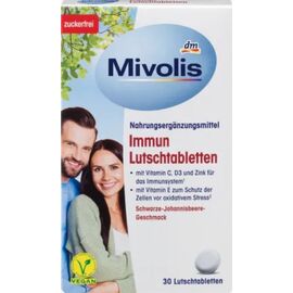 Mivolis Immun Lutschtabletten, 30 St, 43 gr DM Produkte bei direkt-shopping Vitamine D3 Zink