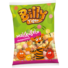 Billy Tiger Maiskugeln mit Obstgeschmack direkt-shopping.ch