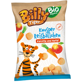Billy Tiger Reisbällchen BIO Karotte und Apfel direkt-shopping.ch