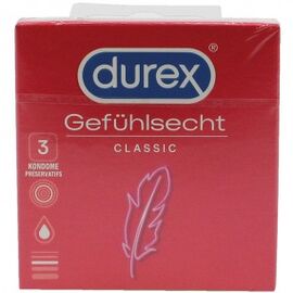 Durex Kondome Classic 3er Gefühlsecht